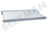 Smeg Koelkast Glasplaat 510x320mm. Compleet met randen.
