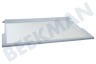 Smeg Koelkast Glasplaat 510x320mm. Compleet met randen.
