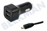 Navigon Autolader Mini USB, Output 5V / 2,4A 100 CM