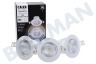Calex 429278 Smart Wifi CCT Downlight, White, 3-Pack