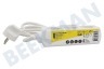Q-Link Tafelcontactdoos 3x 1.5mm2 1.5 Meter Wit