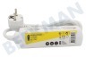 Q-Link Steckdosenleiste 3 x 1,5 mm2 1,5 Meter Weiß