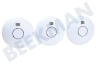 Alecto SA-43 Rookmelder Alarmsignaal 85dB, 3 stuks Optisch meetprincipe