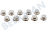 Deltafix Loxx Oberteil vernickelt 10 Stk