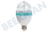 Universeel Discolamp Roterende LED partylamp, disco lamp