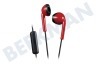 JVC HA-F19M-RB Retro Oordopjes Zwart Rood
