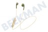 JVC HA-F19BT-GC Retro Oordopjes Khaki Beige Draadloos