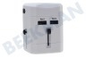Mobilize 21895 Mobilize International Travel Adapter incl 2-Port USB