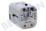 Mobilize 21895 Mobilize International Travel Adapter incl 2-Port USB
