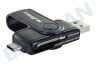 Integral INCRUSB3.0ACSDMSD Dual Interface USB 3.1 SD & microSD Card Reader