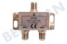 BMS Antenne-splitter F (F) - F (2F), 4 dB
