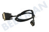 HDMI Kabel, HDMI Male - DVI-D Male, 1.5 Meter