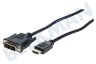 Easyfiks HDMI Kabel, HDMI Male - DVI-D Male, 2.5 Meter