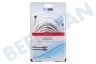 Easyfiks Antenne Kabel Coax - Wit, IEC Male en Female, 10.0 Meter