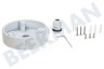 Dahua PFA137 Muursteun Voor camera, Aluminium