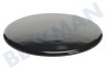 Indesit Fornuis 92493, C00092493 Branderdeksel Zwart 75mm normaal