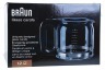 Braun Koffiezetapparaat Koffiekan Zwart, Glas