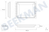 Siemens Oven-Magnetron 742585, 00742585 Bakblik Bakplaat