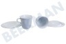 DeLonghi Koffiezetapparaat DLSC309 Porseleinen Cappuccinobekers