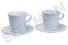 DeLonghi Koffiezetapparaat DLSC309 Porseleinen Cappuccinobekers