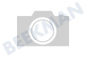 Whirlpool Oven-Magnetron Deurgreep Handgreep zilvergrijs/zwart