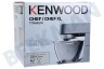 Kenwood Keukenmachine AW20011027 Mengkom Mengkom Chef/Chef XL, Titanium