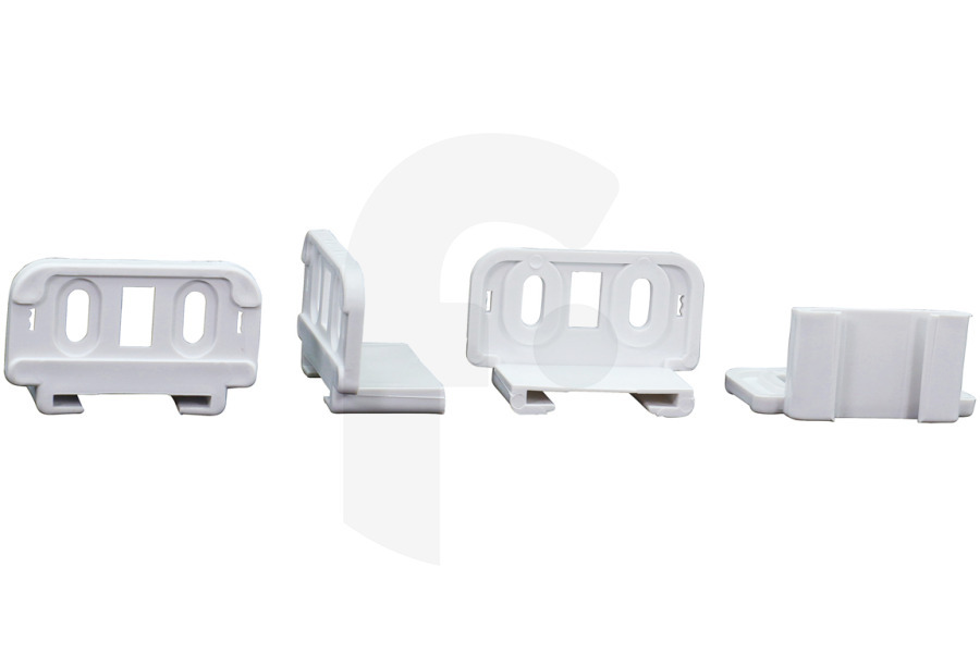KitchenAid Congelador Juego de guías de puerta, blanco