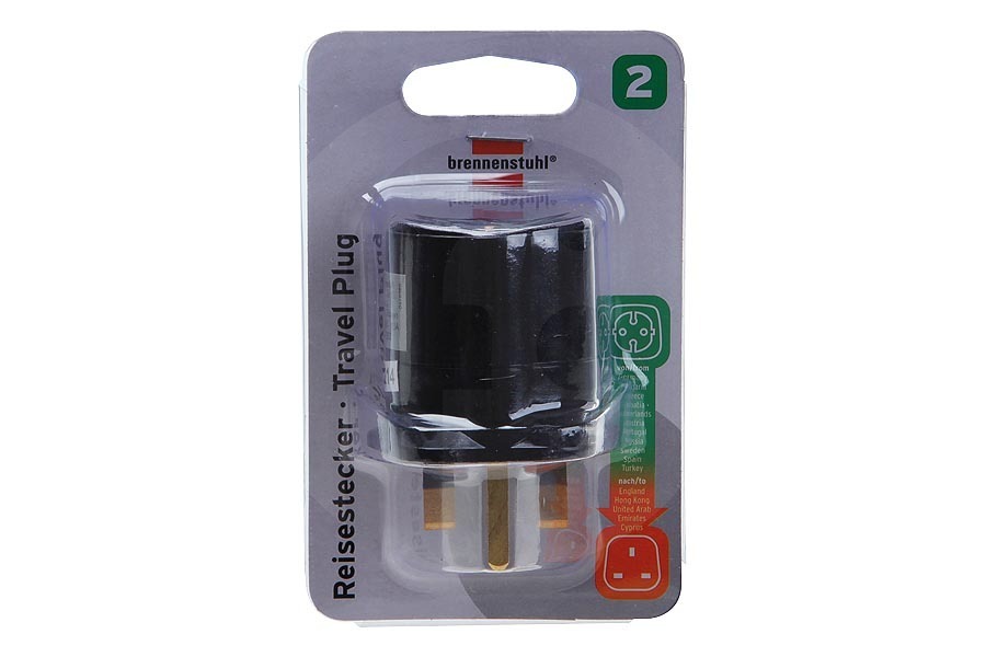 Brennenstuhl Conector 13A, 250 Voltios con tierra
