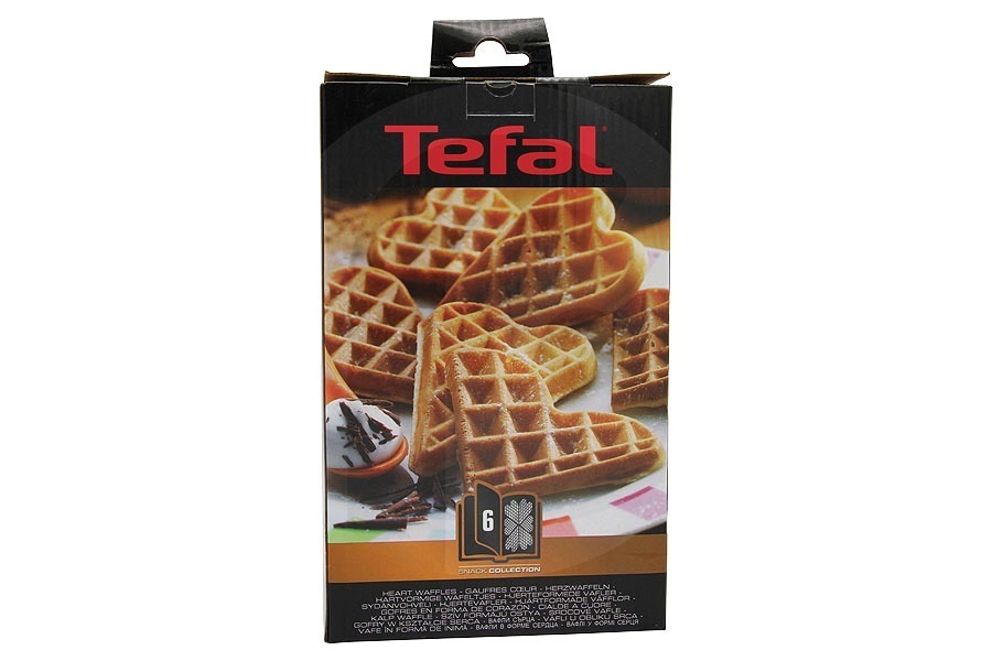 Tefal Grill apparaat XA800612 Snack Collection Hartvormige Wafels