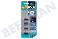 Bison 6306555  Vulmiddel geschikt voor o.a. Kombi stick, 4 porties 2-Componenten kneedmassa geschikt voor o.a. Kombi stick, 4 porties