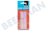 Bison  1490812 Hobby Glue Sticks Transparant 7mm geschikt voor o.a. Bison Glue Gun Hobby