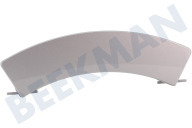 Bosch 647424, 00647424 Wasmachine Handgreep geschikt voor o.a. SIWAMAT XLS 1431, 1650 Gebogen, zilver geschikt voor o.a. SIWAMAT XLS 1431, 1650