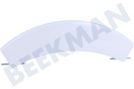 Bosch 00499054 Wasmachine Deurgreep geschikt voor o.a. WAE24190, WAE24390 Gebogen, wit geschikt voor o.a. WAE24190, WAE24390