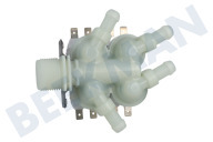 Alternatief 3213931 Wasmachine Inlaatventiel geschikt voor o.a. W6073, WS5073 Viervoudig recht geschikt voor o.a. W6073, WS5073