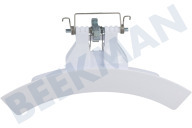 Zanussi 1552492108 Waschmaschinen Türgriff geeignet für u.a. EWM1042NDU, ZWS514WU Weiß, komplett, mit Türhaken geeignet für u.a. EWM1042NDU, ZWS514WU