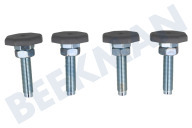 Stelpoot geschikt voor o.a. F1403TDS, WD14110FD Stelvoet, 4 stuks