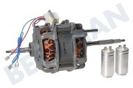 Zanker 4055369633 Droogtrommel Motor geschikt voor o.a. T58840R Aandrijf + 2x condensator geschikt voor o.a. T58840R