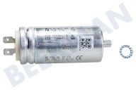 Smeg 2807962300 Droogtrommel Condensator geschikt voor o.a. DE8431PA0, DH9435RX0, GTN38255GC 15 uF geschikt voor o.a. DE8431PA0, DH9435RX0, GTN38255GC