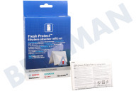 Neff 17007000 Kühlschrank Filter geeignet für u.a. Gemüseschubladen mit Feuchtigkeitskontrolle FreshProtect Ethylen Nachfüllset geeignet für u.a. Gemüseschubladen mit Feuchtigkeitskontrolle