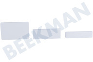 Bosch 10016323 Koelkast Afdekkap geschikt voor o.a. KI41RVFE0, KIR41NFF0 Afdekking, 3 stuks geschikt voor o.a. KI41RVFE0, KIR41NFF0
