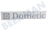 Dometic 3868500491  Sticker geschikt voor o.a. Dometic airco's Logo Dometic geschikt voor o.a. Dometic airco's