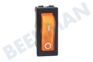 Electrolux 292627520  Schakelaar Verlicht, Oranje geschikt voor o.a. RM4211, RM4401