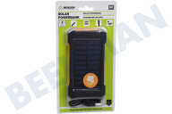 Benson 014555  Mobiles Ladegerät geeignet für u.a. 5 Volt, 1A Solar, 5000 mAh, 5 V, 1 Amp, 2 x USB-A (2,1A + 1A) geeignet für u.a. 5 Volt, 1A