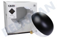 Calex  2101000100 LED XXL Cobble Kopspiegel Zwart 6W E27 geschikt voor o.a. E27 6W 360Lm 1800K Dimbaar