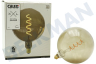 Calex 2101004800 XXL Kalmar Natural Spiraal Filament  Ledlamp E27 5W geschikt voor o.a. E27 5W 130Lm 1800K Dimbaar