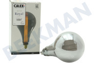 Calex 2101005700 Royal Osby  Ledlamp Titanium E27 3,5W Dimbaar geschikt voor o.a. E27 3,5W 60Lm 2000K Dimbaar