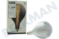 Calex  2101006400 Silk Splash Grijs Spiraal Filament E27 4,0W Dimbaar geschikt voor o.a. E27 4,0W 80Lm 1800K Dimbaar