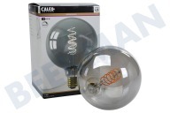 Calex  1001001100 Calex LED Volglas Flex Filament 4W E27 Titanium G125 geschikt voor o.a. E27 4W 136Lm 240V 1800K Dimbaar