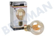 Calex  1001000500 LED Volglas Flex Filament Standaardlamp E27 3,8W geschikt voor o.a. E27 Goud Dimbaar 3,8W A60DR 2100K, 250 Lumen