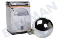 Calex  1101002600 LED Filament Kopspiegel 3,5W E27 GLB95 Dimbaar geschikt voor o.a. E27 GLB95 Chroom Dimbaar 250Lm 3,5W